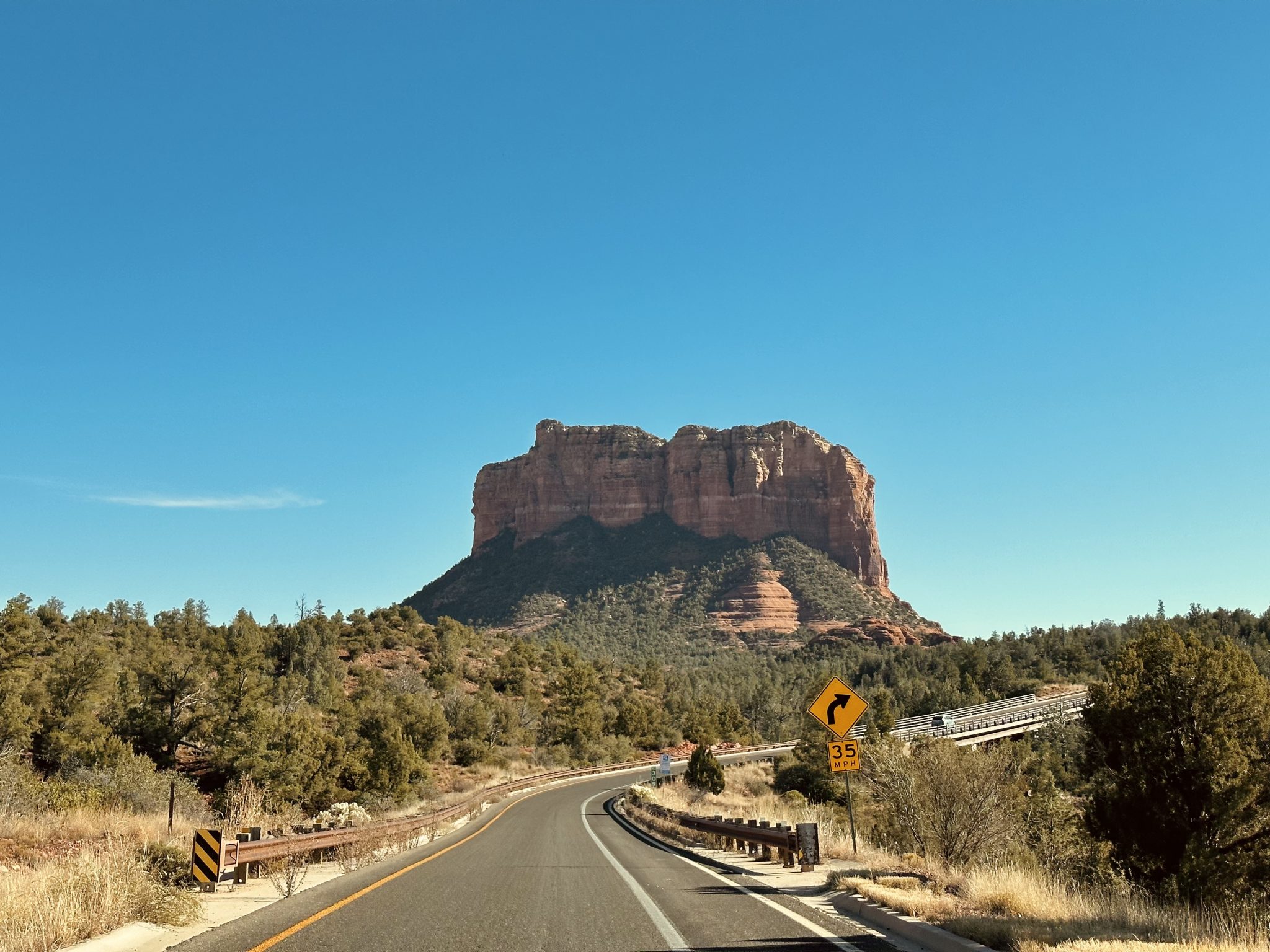 Open desert terrain of the Sonoran corridor south of Tucson, where the trade lanes run toward the border