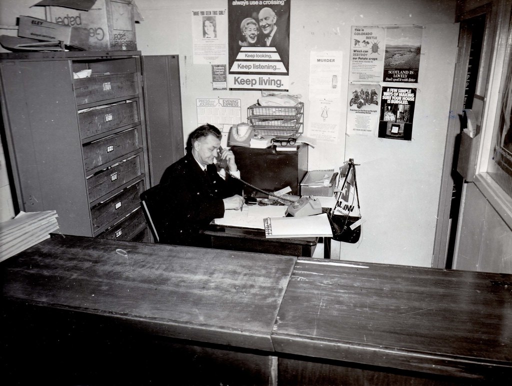 Shipment documents, invoices, and records being reviewed at the office